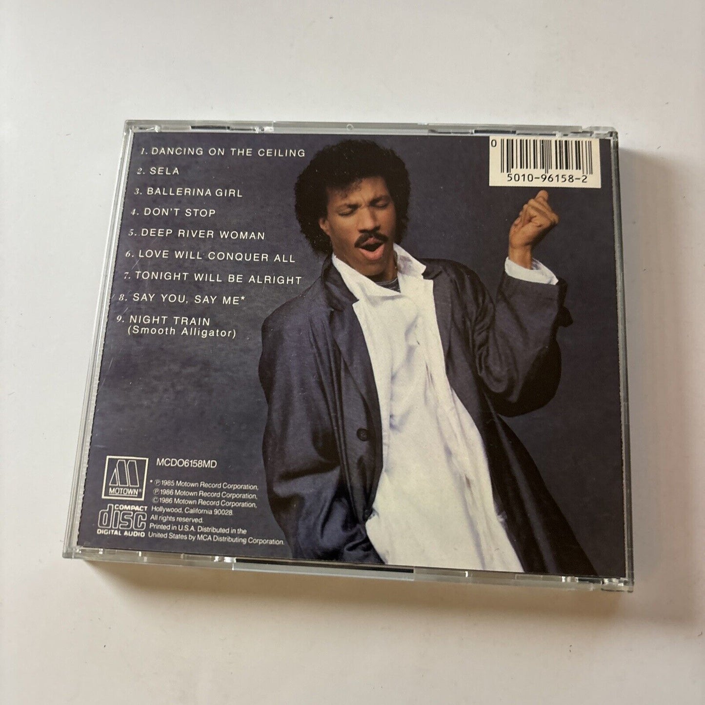 Lionel Richie - Dancing On The Ceiling (CD, 1986)