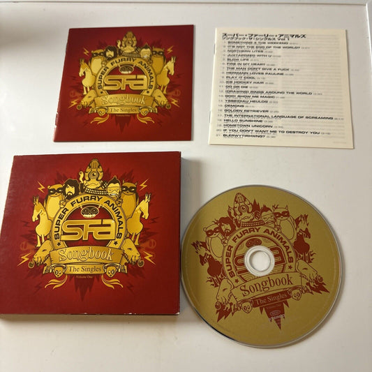 Super Furry Animals - Songbook: The Singles, Vol. 1 (CD, 2005) Japan Eicp-438