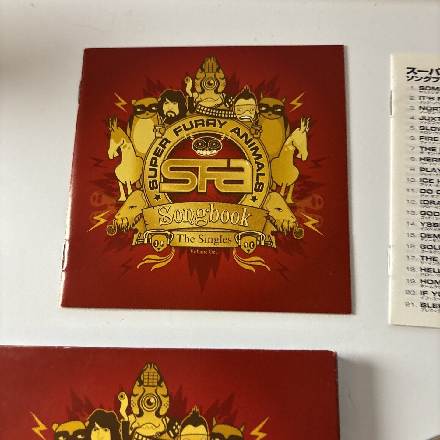 Super Furry Animals - Songbook: The Singles, Vol. 1 (CD, 2005) Japan Eicp-438