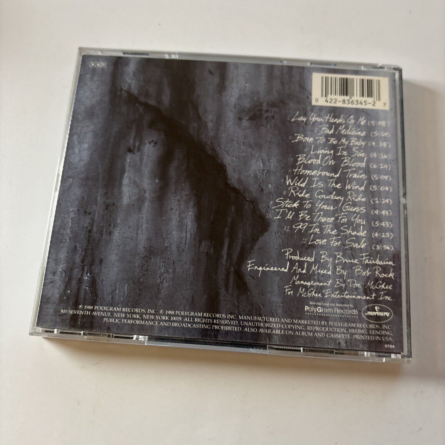 Bon Jovi - New Jersey (CD, 1988)