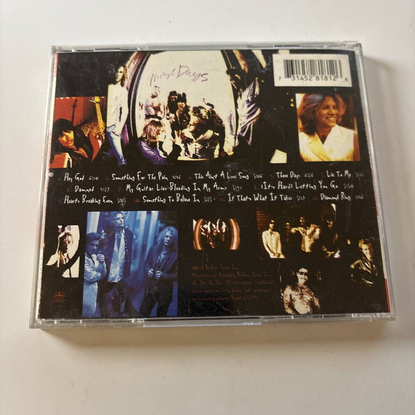 Bon Jovi - These Days (CD, 1995)