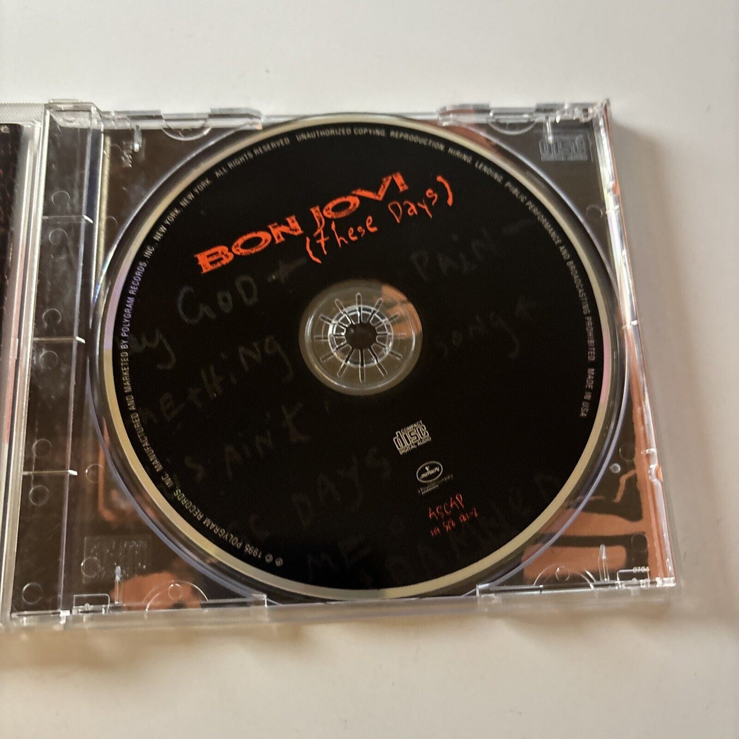 Bon Jovi - These Days (CD, 1995)