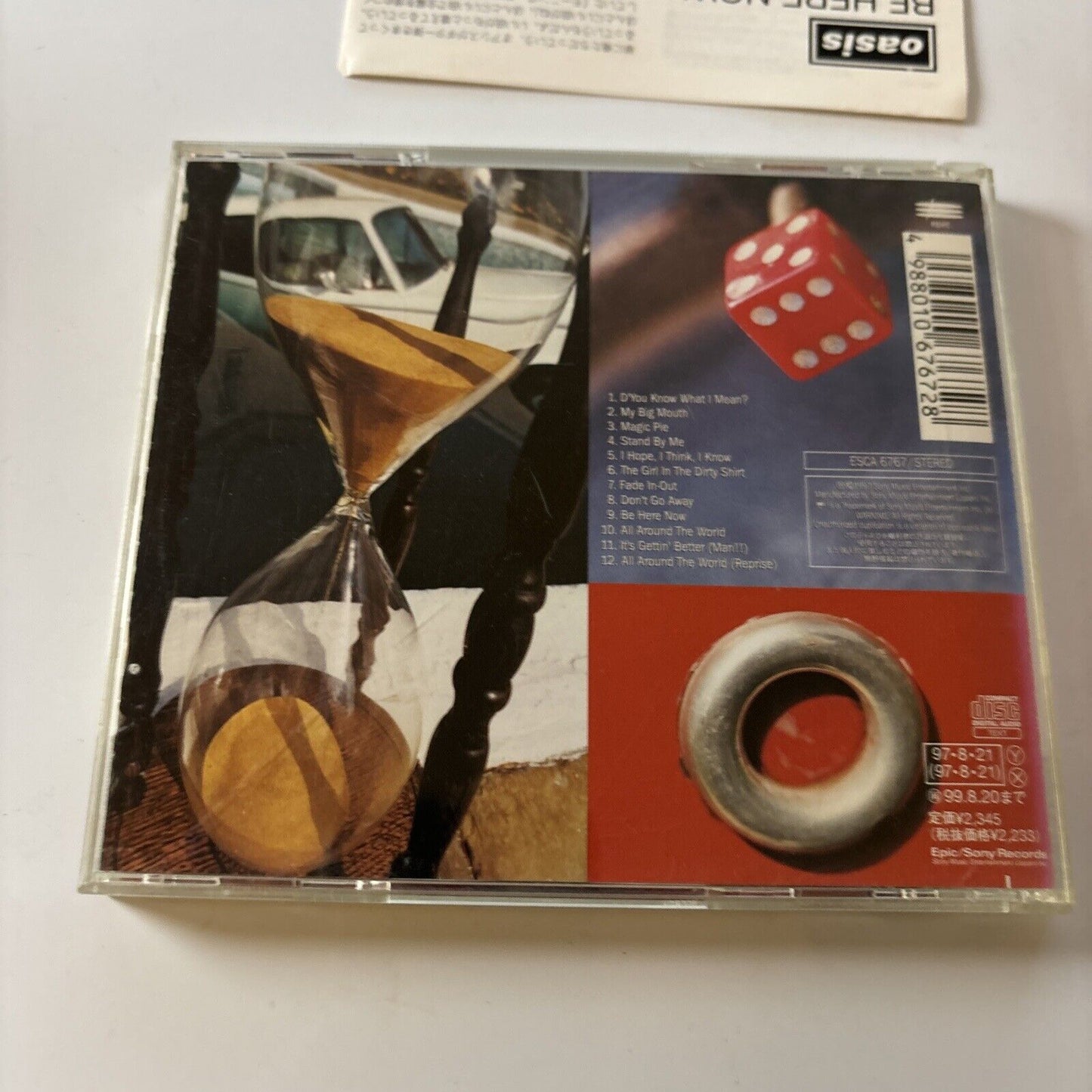 Oasis - Be Here Now (CD, 1997) Japan   Esca-6767