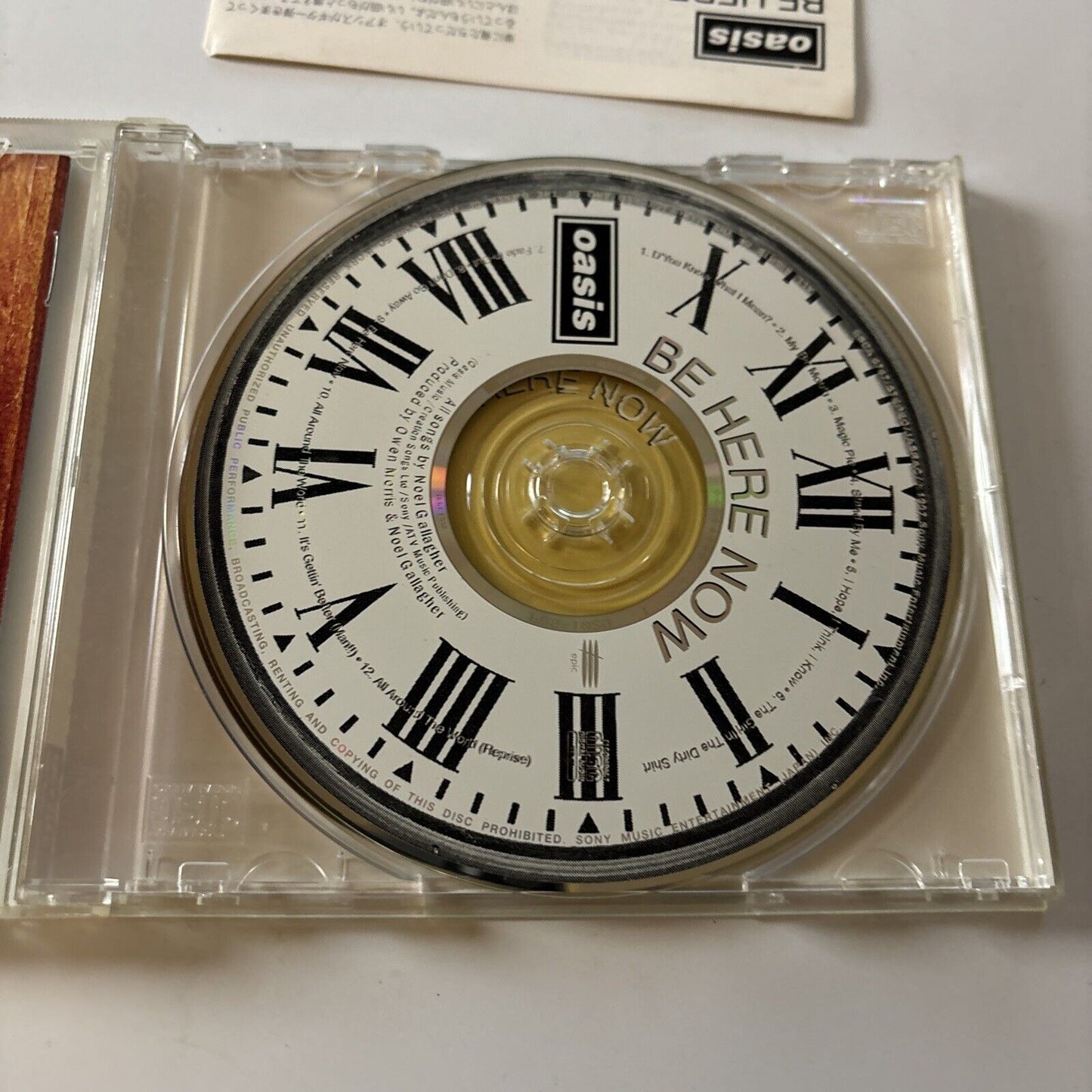 Oasis - Be Here Now (CD, 1997) Japan   Esca-6767