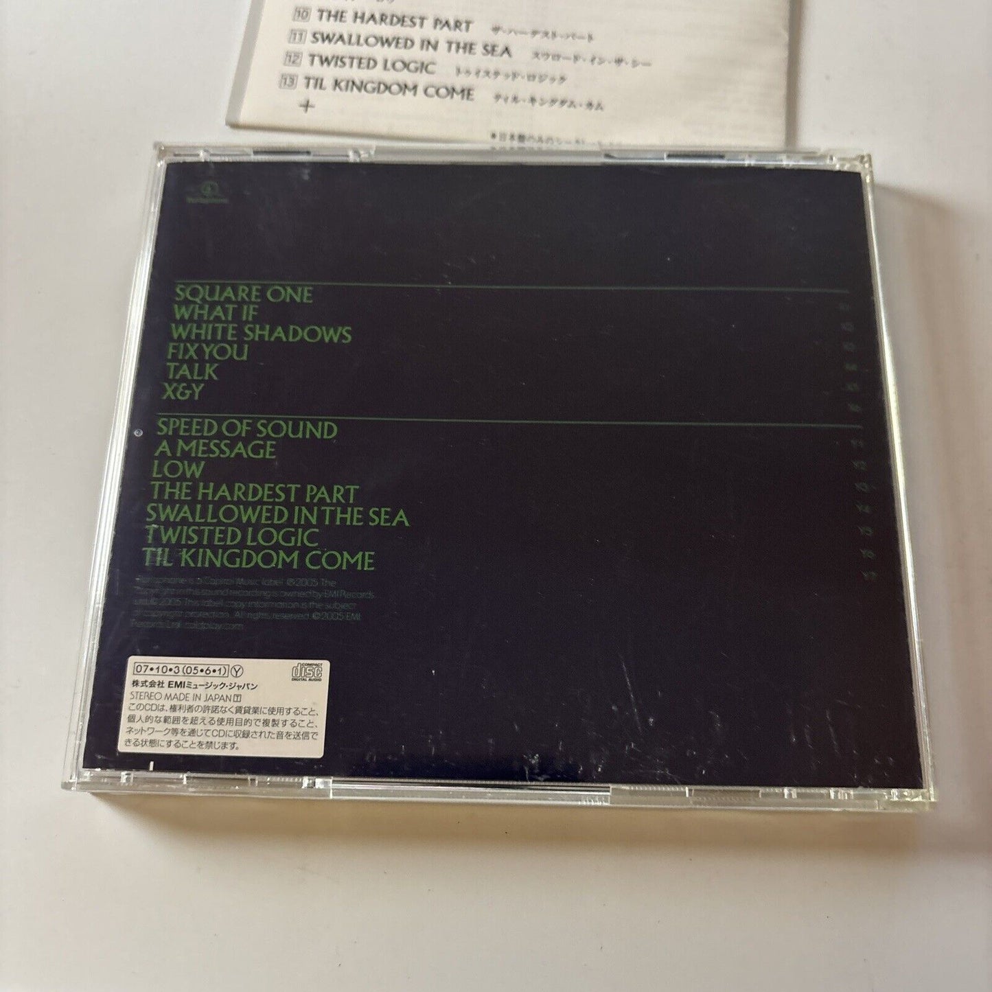 Coldplay - X&Y (CD, 2007) Japan Tocp-53954