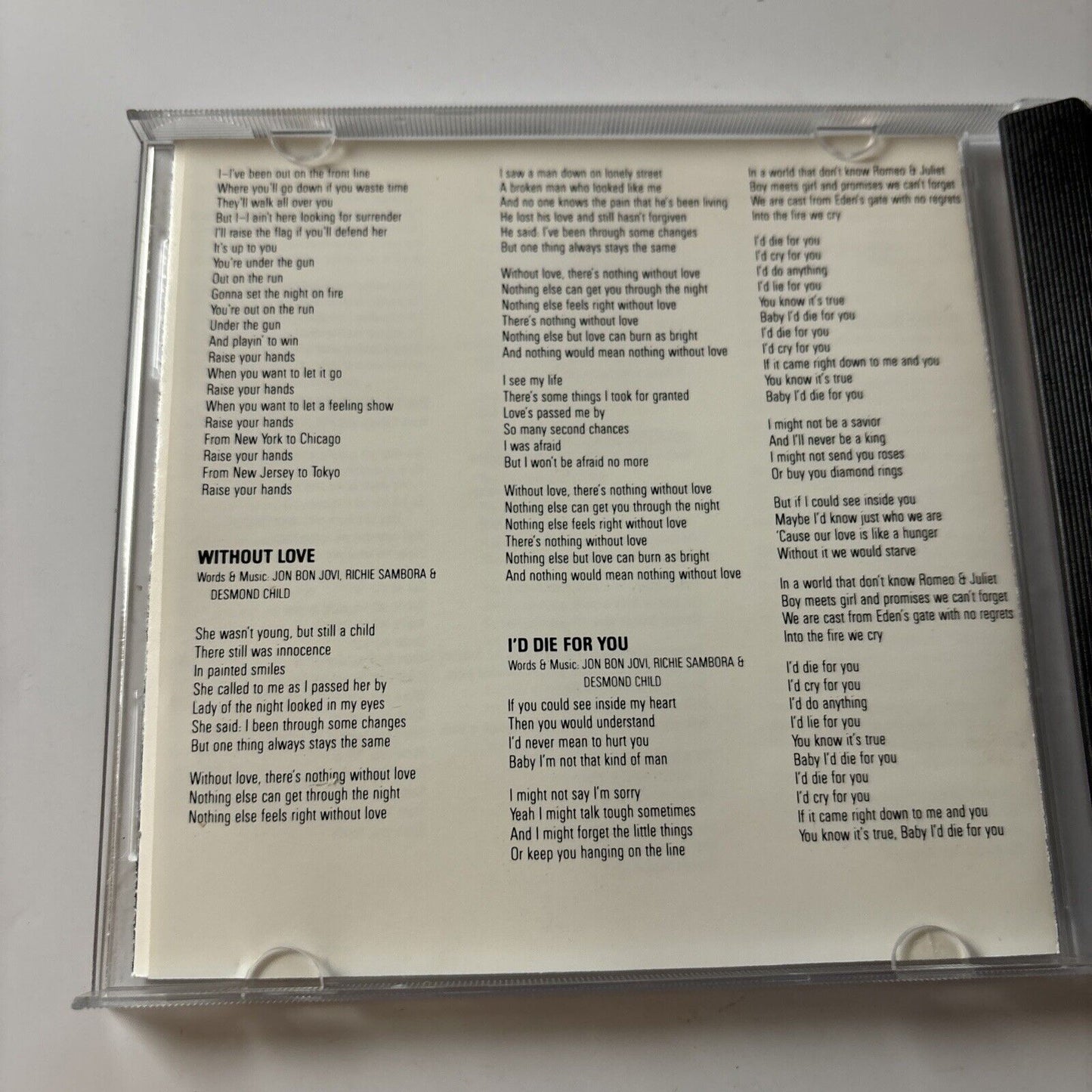 Bon Jovi - Slippery When Wet (CD, 1990)