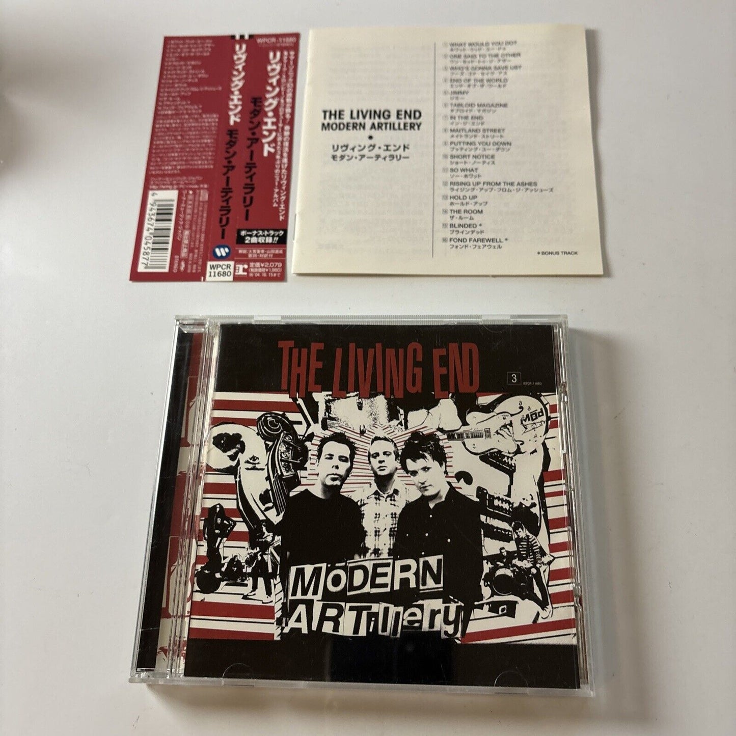 The Living End - Modern Artillery [Bonus Japan Track] (CD, 2003) Obi Wpcr-11680