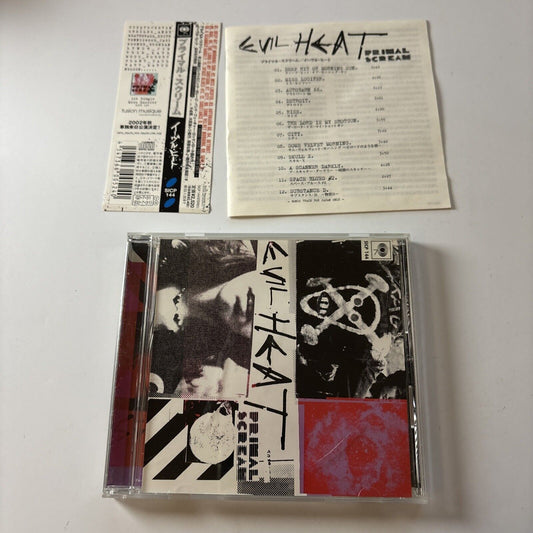Primal Scream - Evil Heat (CD, 2002) Japan Obi Sicp-144