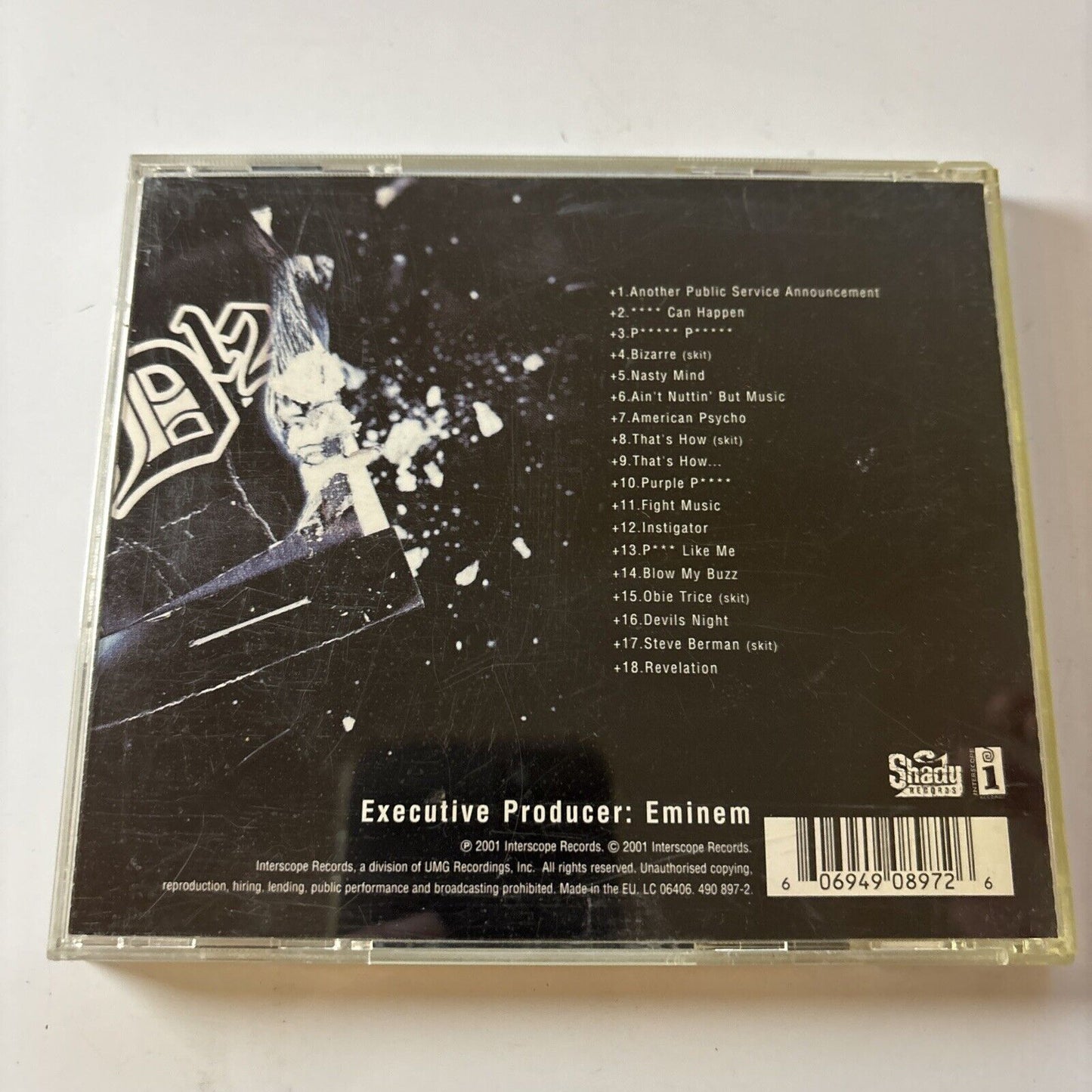 D12 - Devil's Night (CD, 2001) 490-897-2