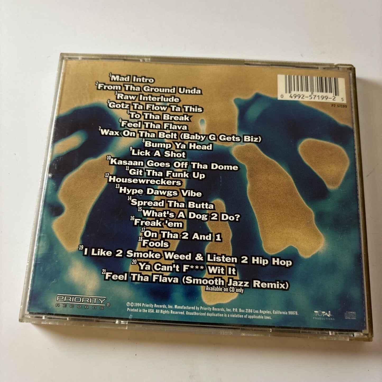 Mad Flava - From Tha Ground Unda (CD, 1994) P2-58199