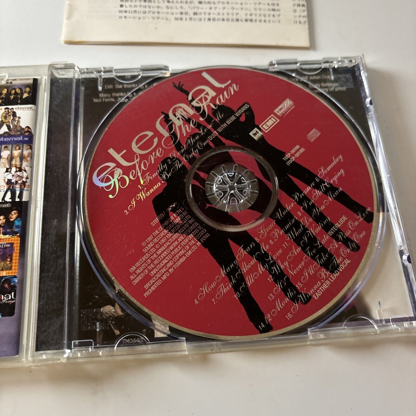 Eternal - Before The Rain [Japan Bonus Track] (CD, 1997) Japan Tocp-50100