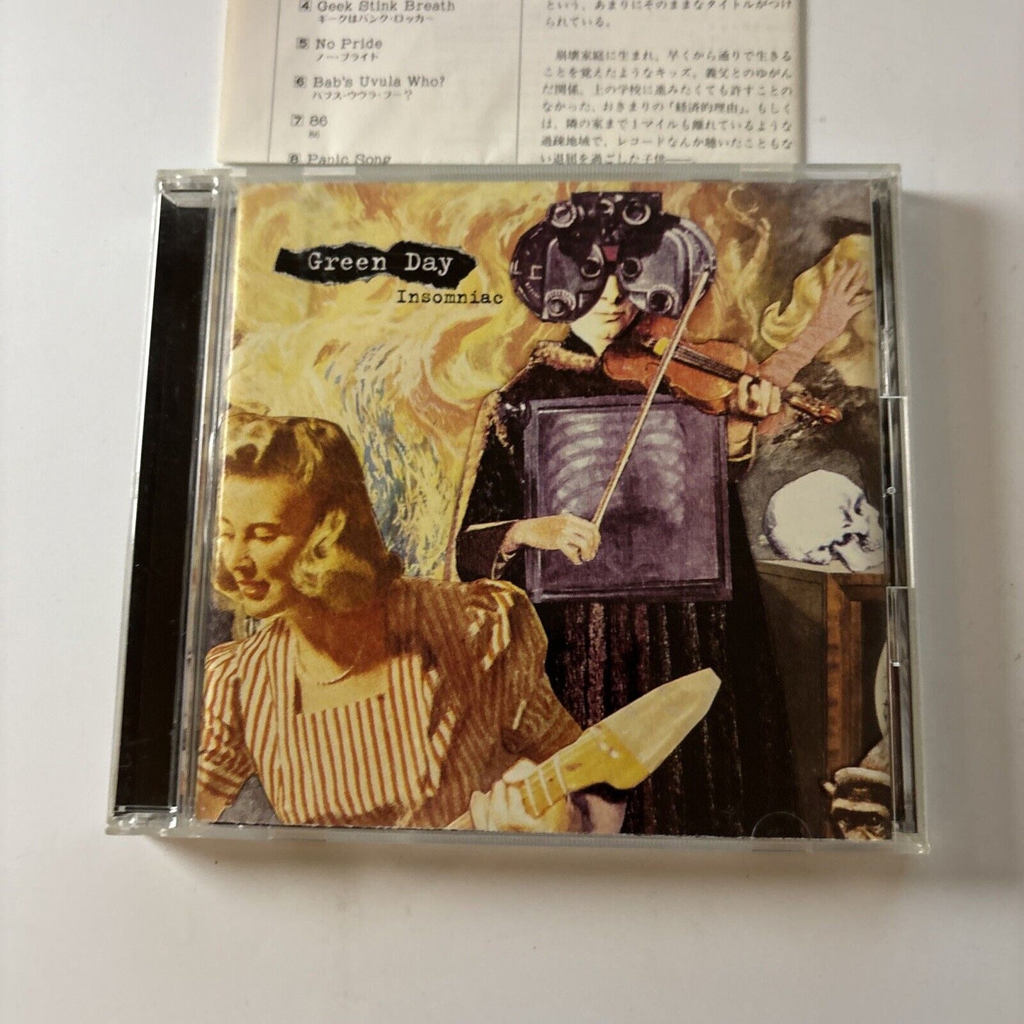 Green Day - Insomniac (CD, 1995) Japan Wpcr-1797
