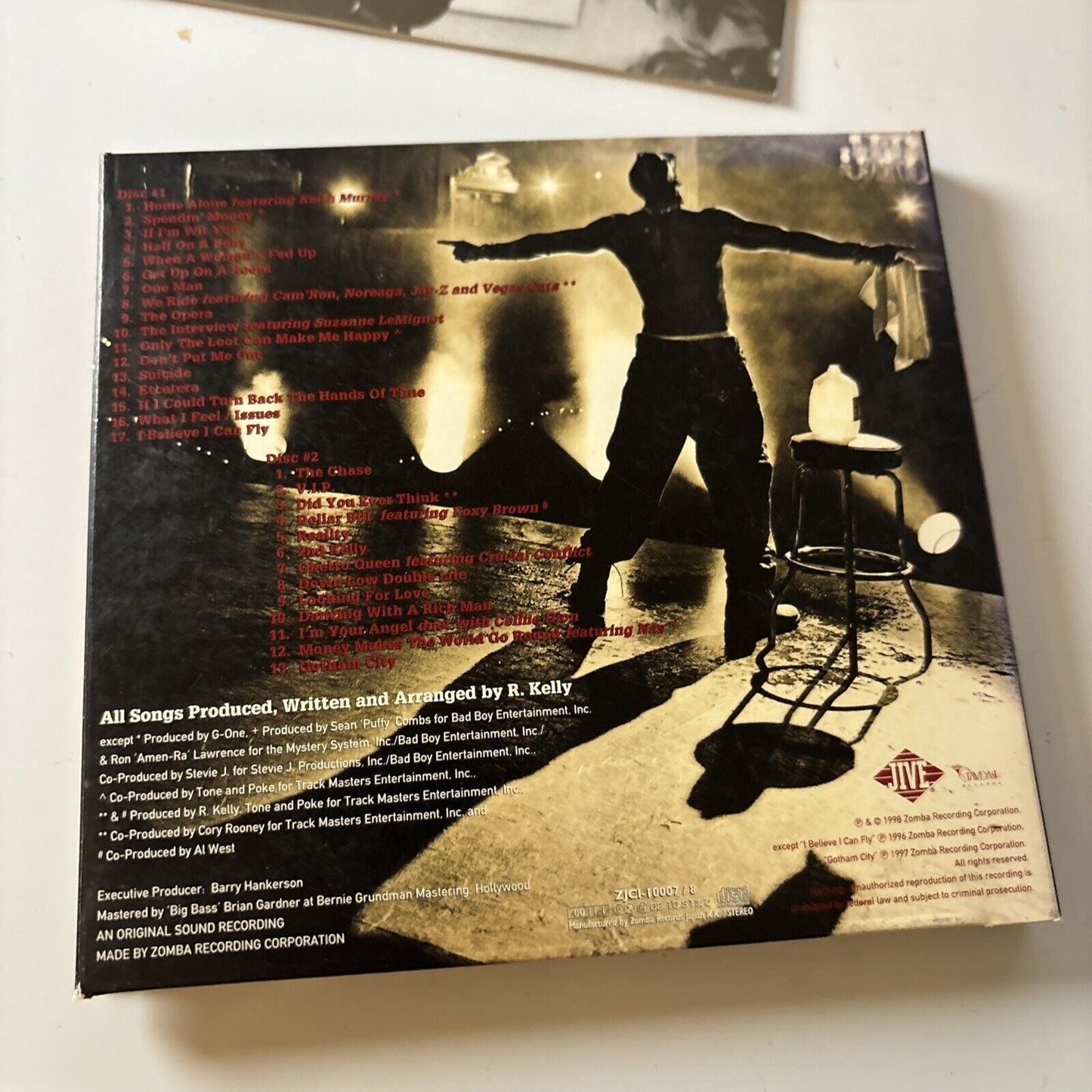 R. Kelly - R. (CD, 1998, 2-Disc) Japan Zjci-10007/8
