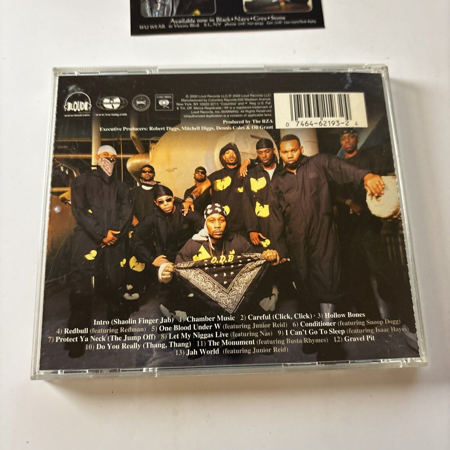 Wu-Tang Clan - W (CD, 2000) Ck-62193
