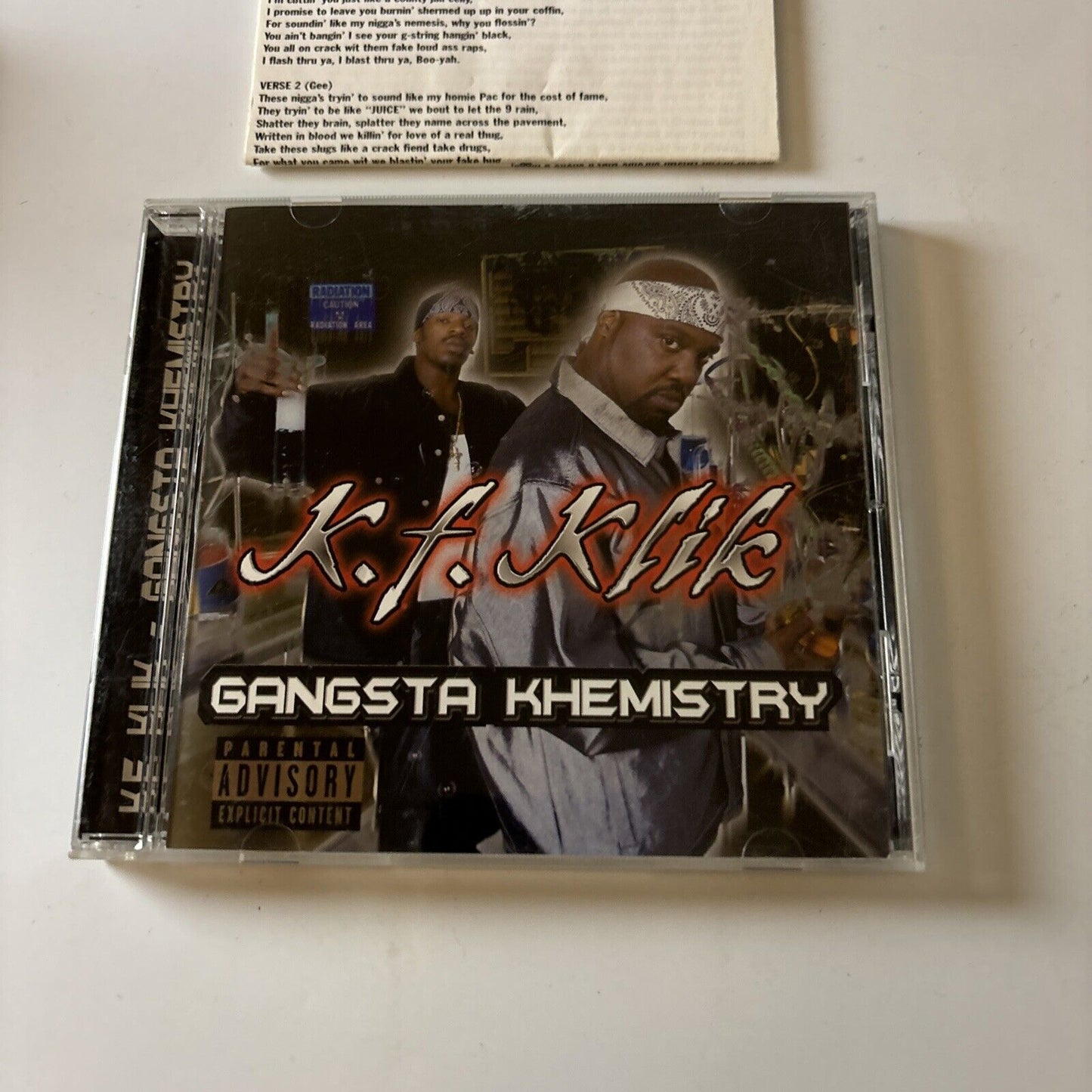 K.F. Klik - Gangsta Khemistry (CD, 2002)