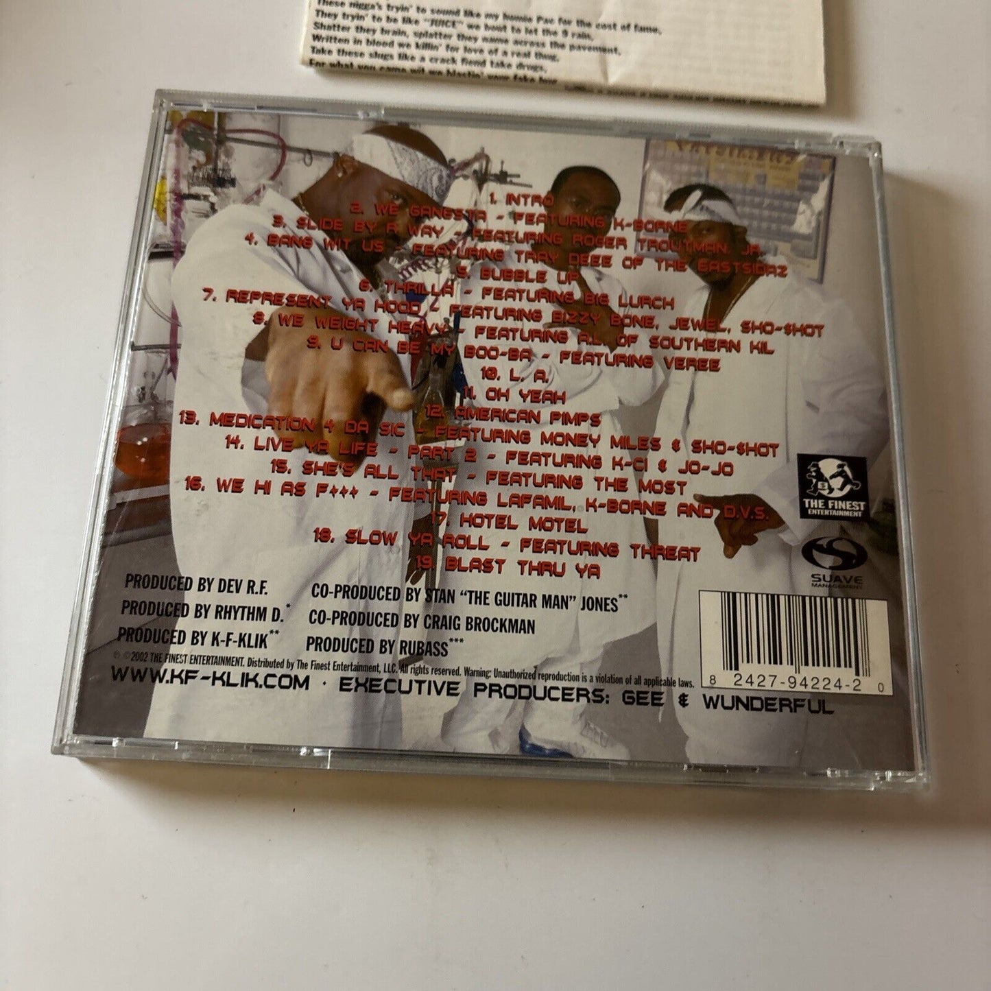 K.F. Klik - Gangsta Khemistry (CD, 2002)