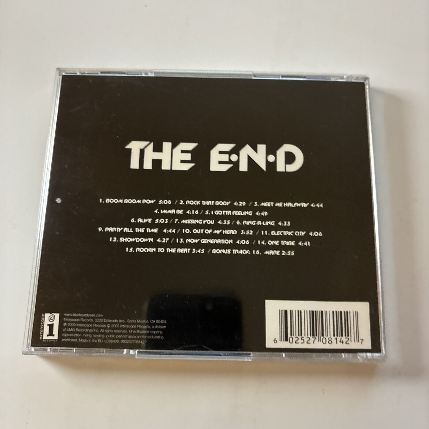 The Black Eyed Peas - The E.N.D. (Energy Never Dies) (CD, 2009)