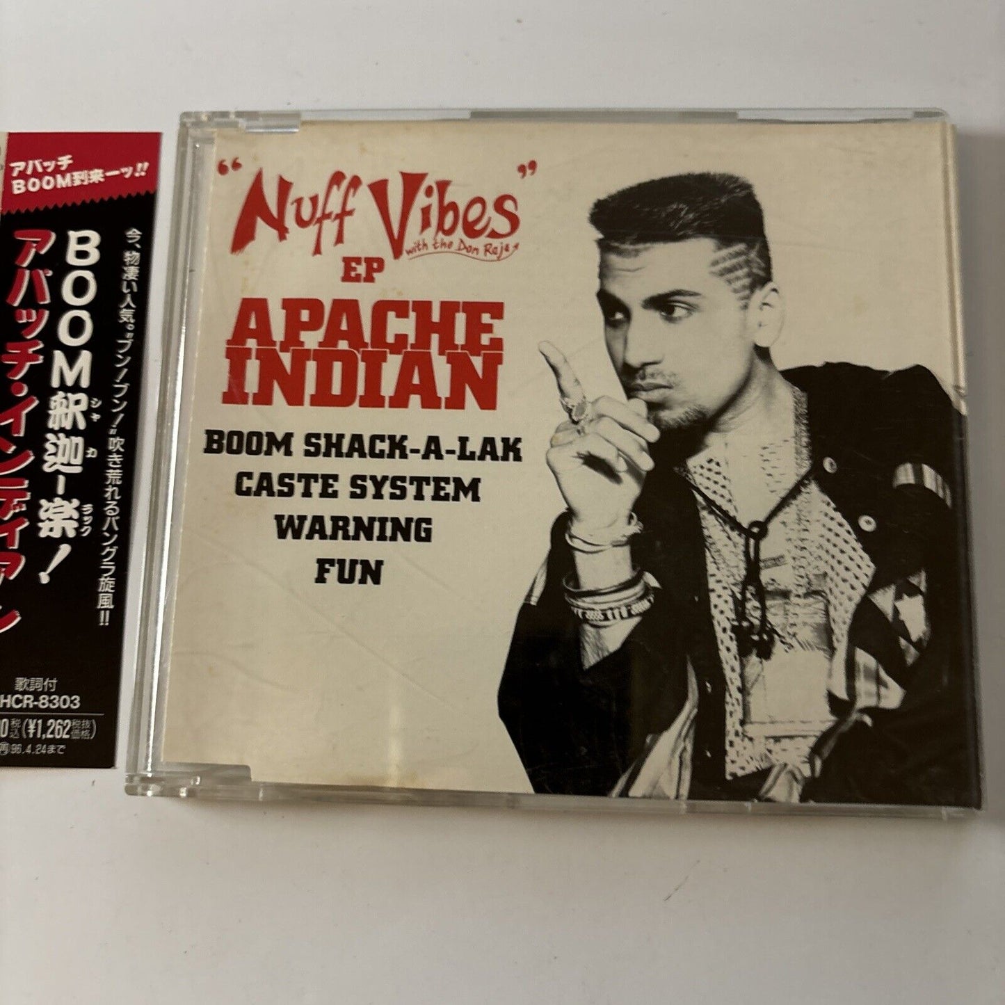 Apache Indian - Nuff Vibes EP (CD, 1993) Japan Obi Phcr-8303