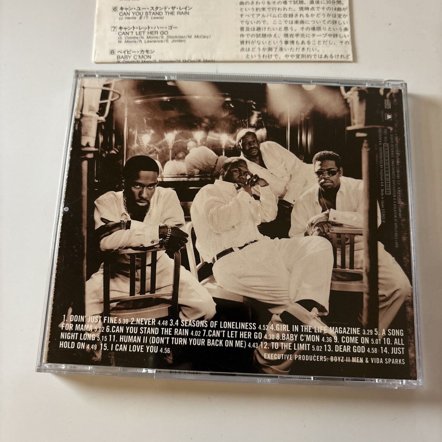 Boyz II Men - Evolution (CD, 1997) Japan Poct-9015