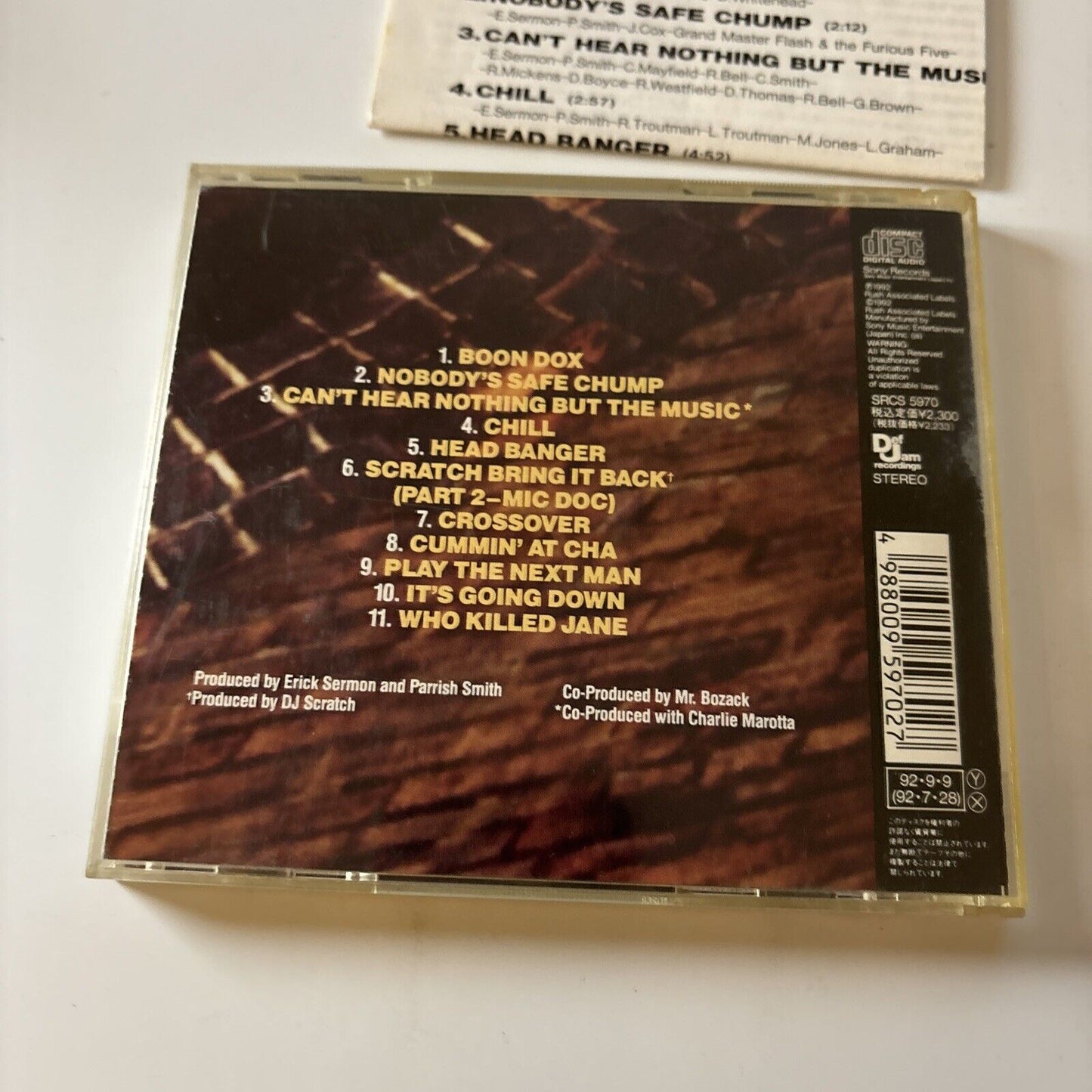 EPMD - Business Never Personal (CD, 1992) Japan Srcs-5970