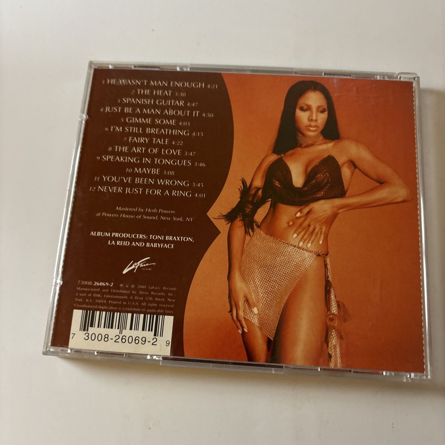 Toni Braxton - Heat (CD, 2000)