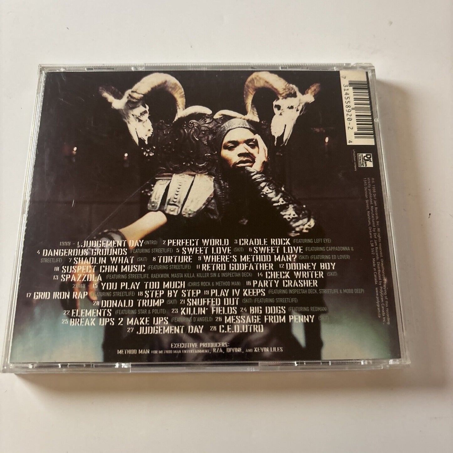 Method Man - Tical 2000: Judgement Day (CD, 1998) Hip Hop Def Jam Recordings