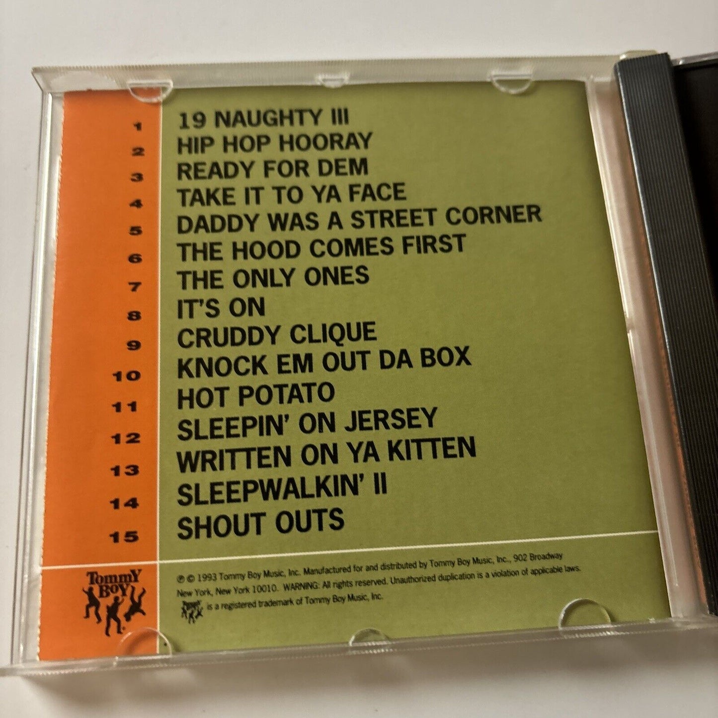 Naughty By Nature - 19 Naughty III (CD, 1993) TBCD 1069