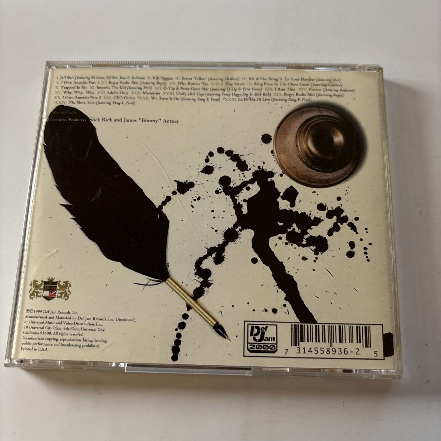Slick Rick - The Art Of Storytelling (CD, 1999) Hip Hop Def Jam Record ...