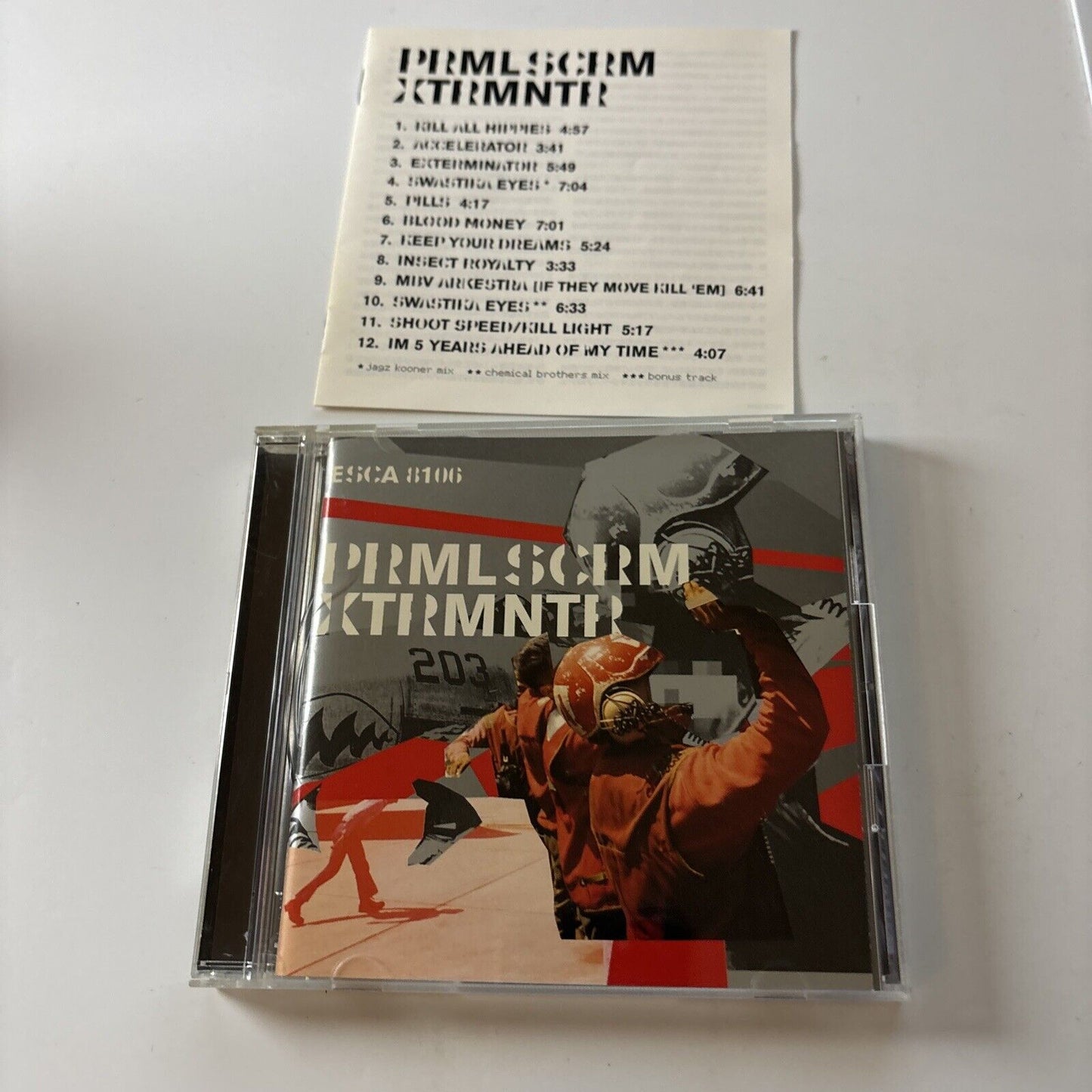 Primal Scream - XTRMNTR (CD, 2000) Japan esca-8106