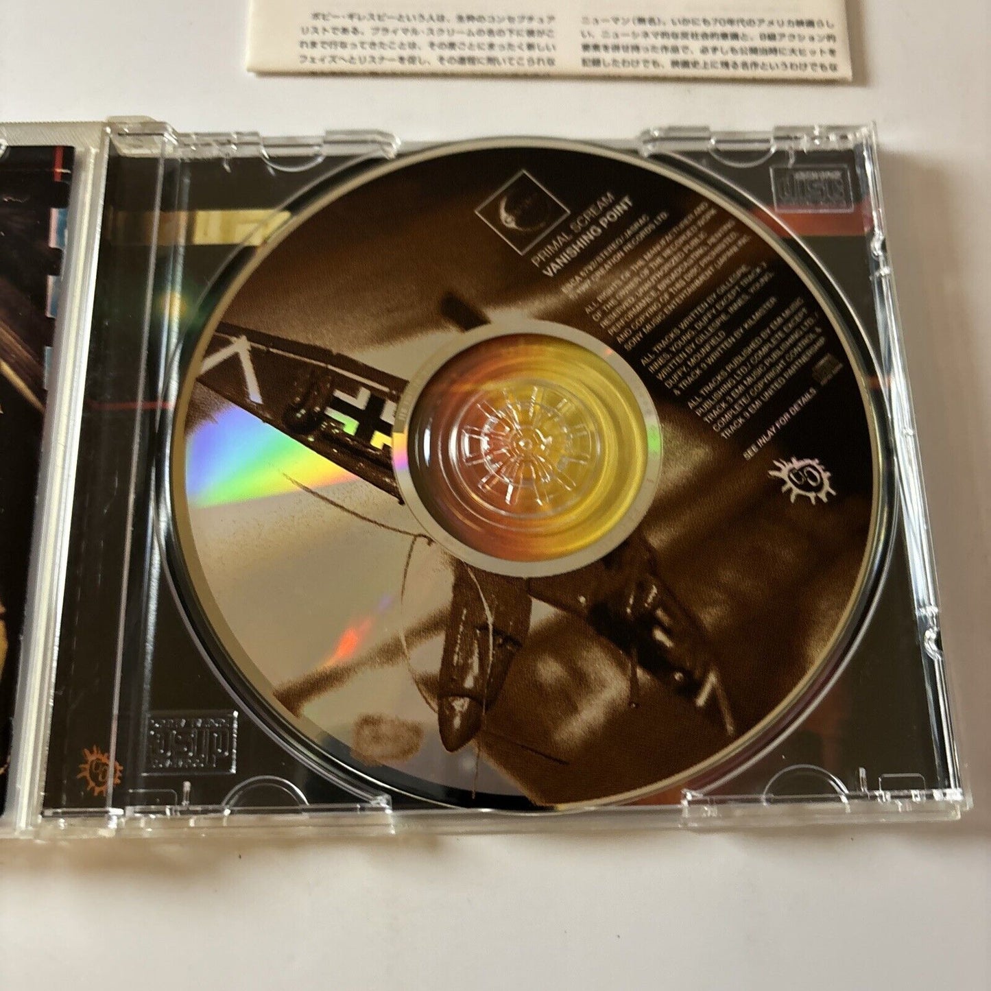 Primal Scream - Vanishing Point [Bonus Japan Track] (CD, 1997) Japan esca-6792