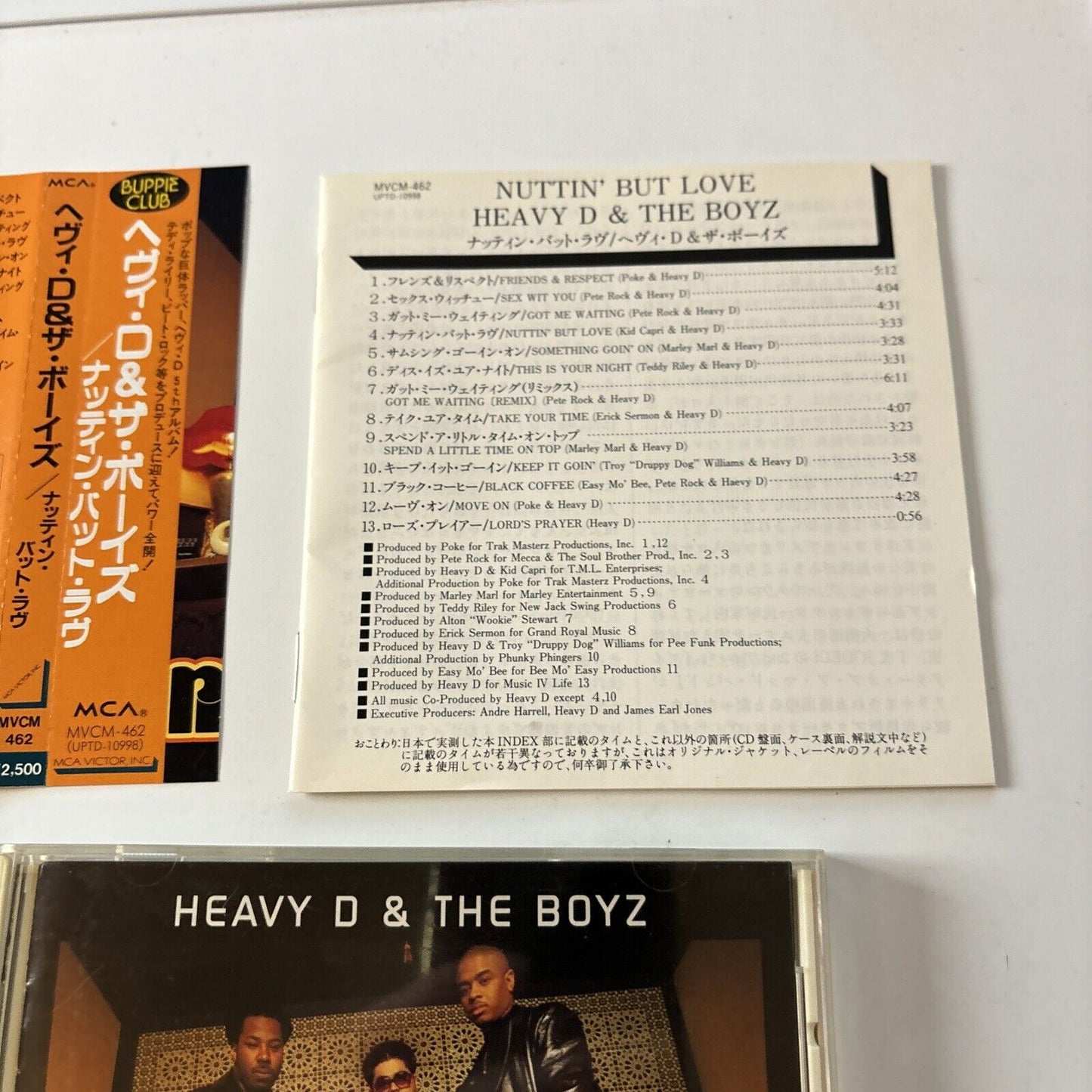 Heavy D. & The Boyz - Nuttin' But Love (CD, 1994) Japan MCA Records MVCM-462 Obi
