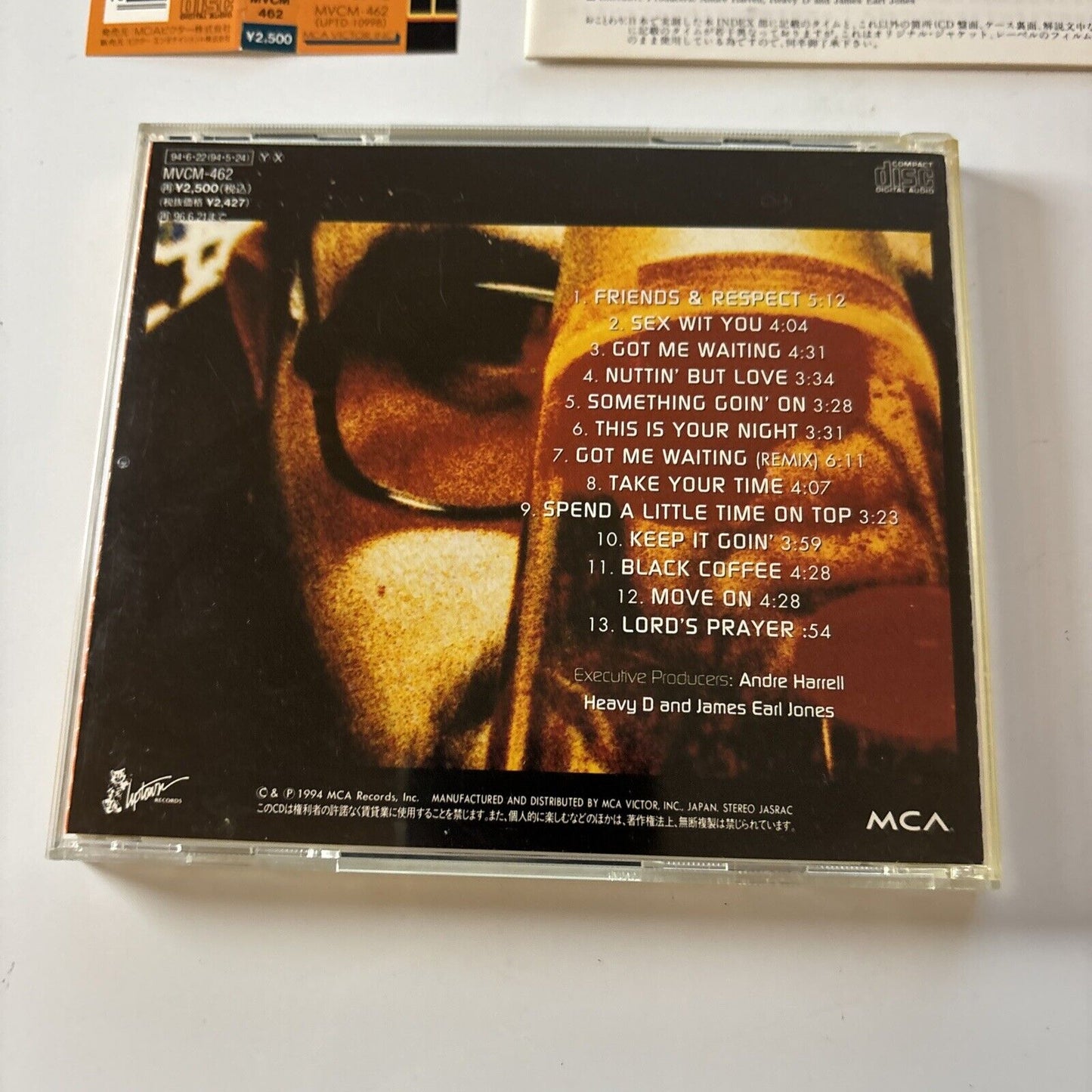 Heavy D. & The Boyz - Nuttin' But Love (CD, 1994) Japan MCA Records MVCM-462 Obi