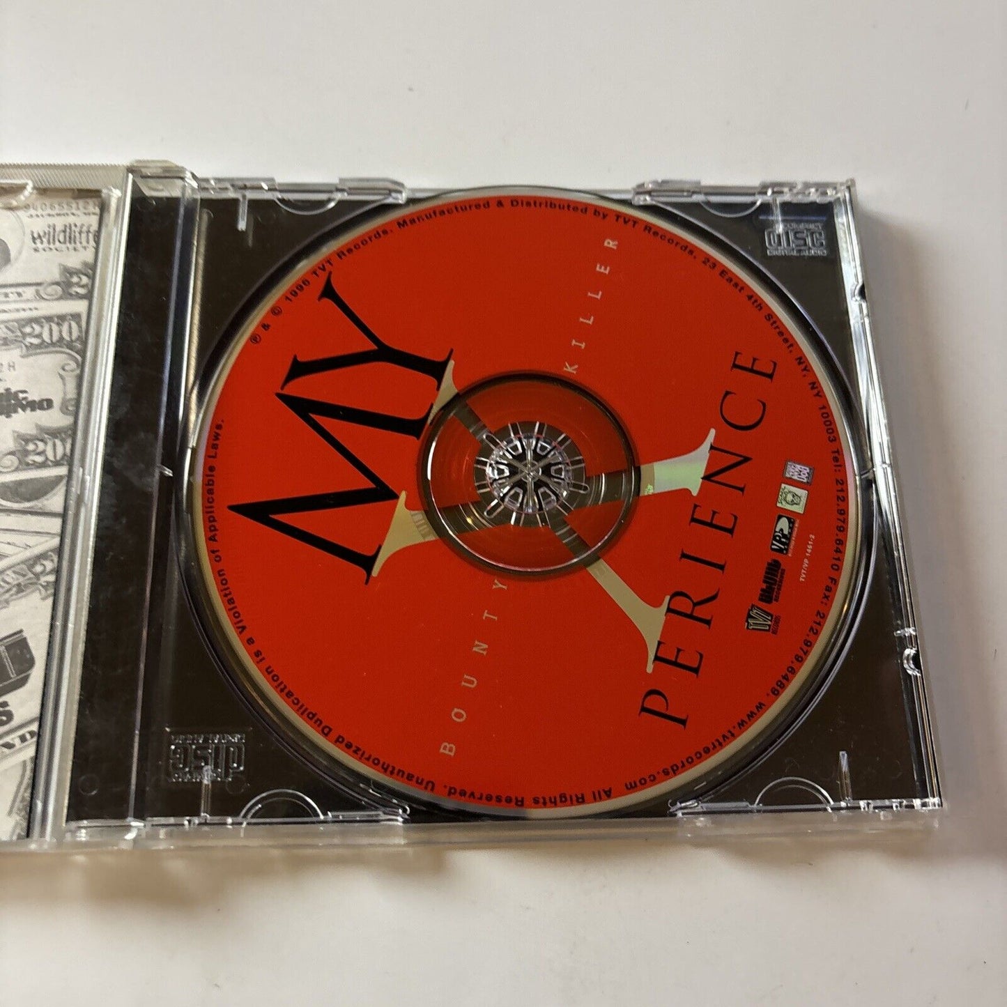 Bounty Killer - My Xperience (CD, 1996) TVT Records TVT 1461-2 Hip Hop Reggae