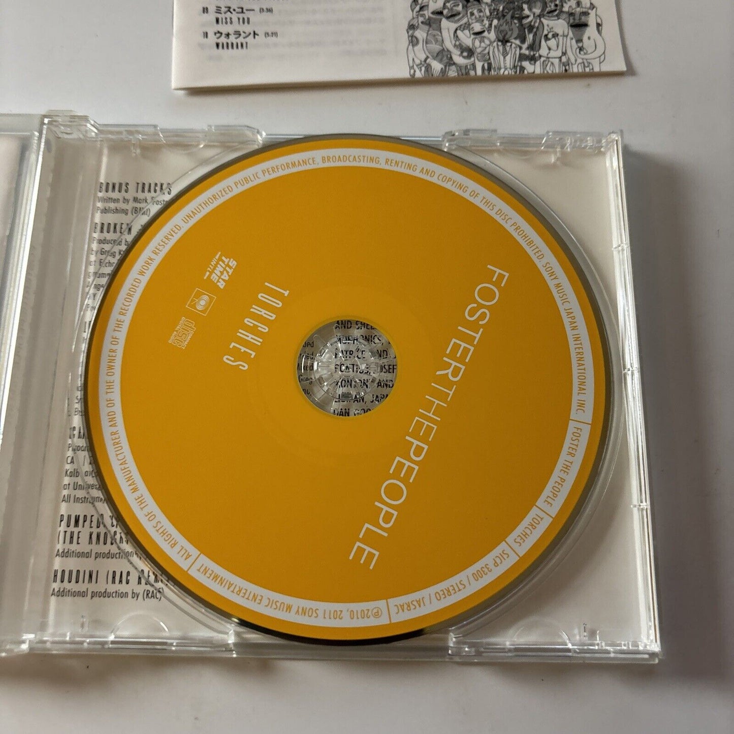 Foster The People - Torches (CD, 2011) Japan sicp-3300