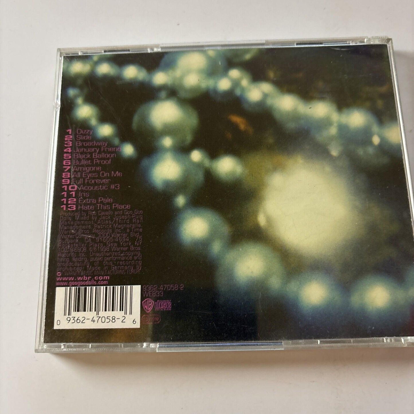 The Goo Goo Dolls - Dizzy Up The Girl (CD, 1998) Edel Records Germany & catalog