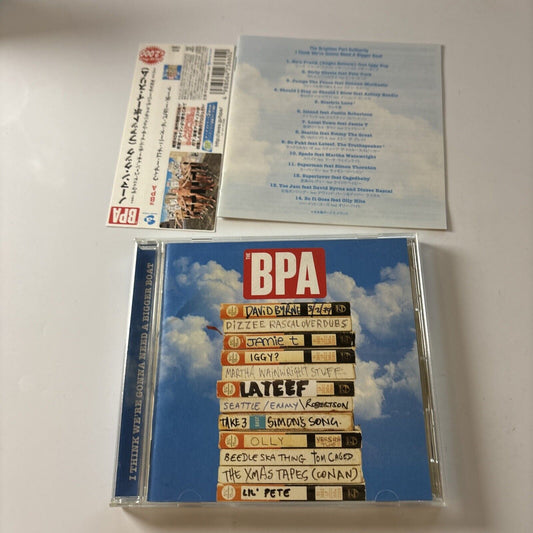 The BPA - I Think We're Gonna Need A Bigger Boat (CD, 2009) Japan AVCD-23660 Obi