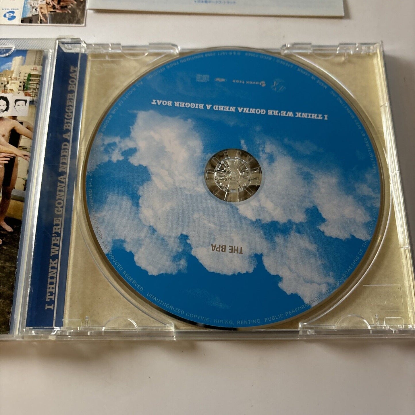 The BPA - I Think We're Gonna Need A Bigger Boat (CD, 2009) Japan AVCD-23660 Obi