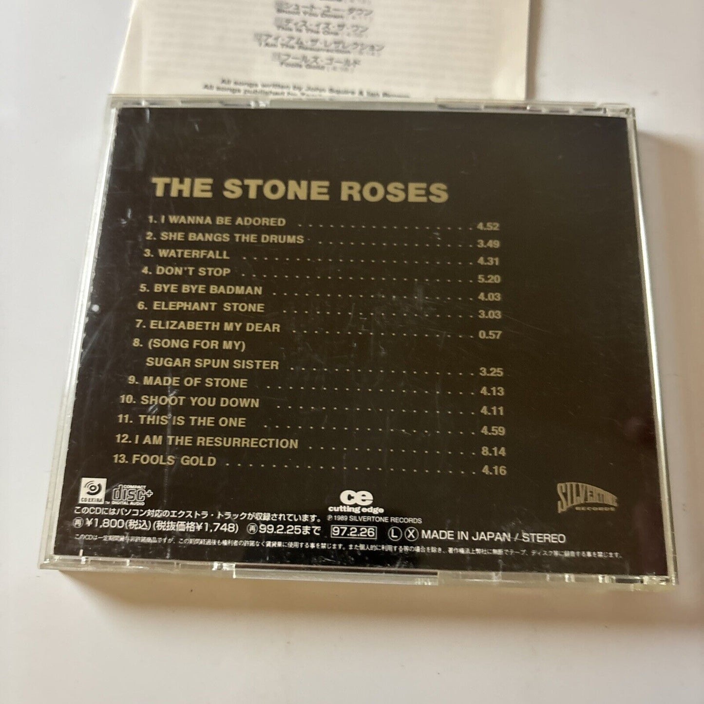 The Stone Roses By The Stone Roses (CD, 1997) Japan ctcz-30002