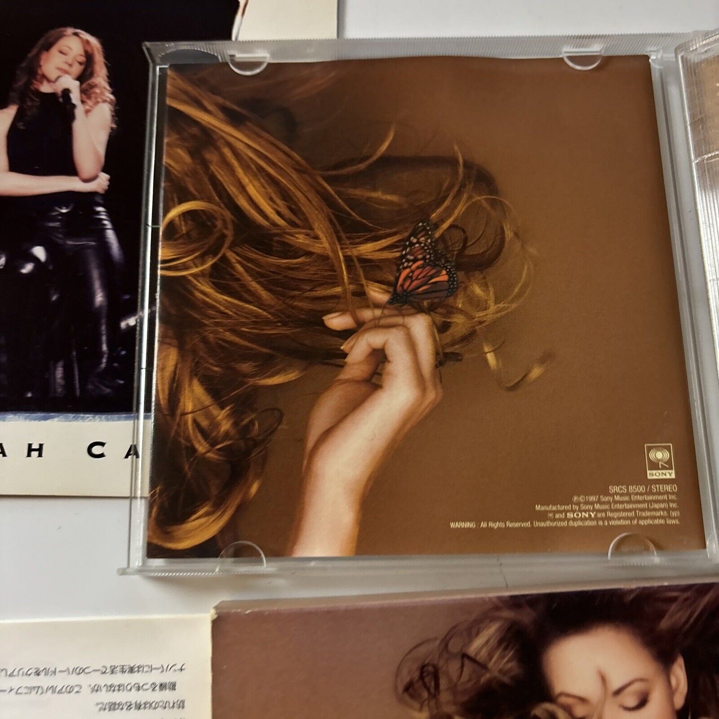 Mariah Carey - Butterfly [Bonus Japan Track] (CD, 1997) Japan SRCS 8500