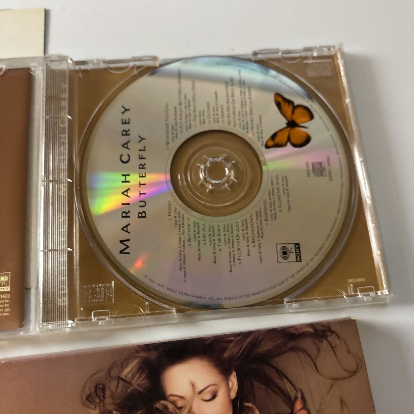 Mariah Carey - Butterfly [Bonus Japan Track] (CD, 1997) Japan SRCS 8500