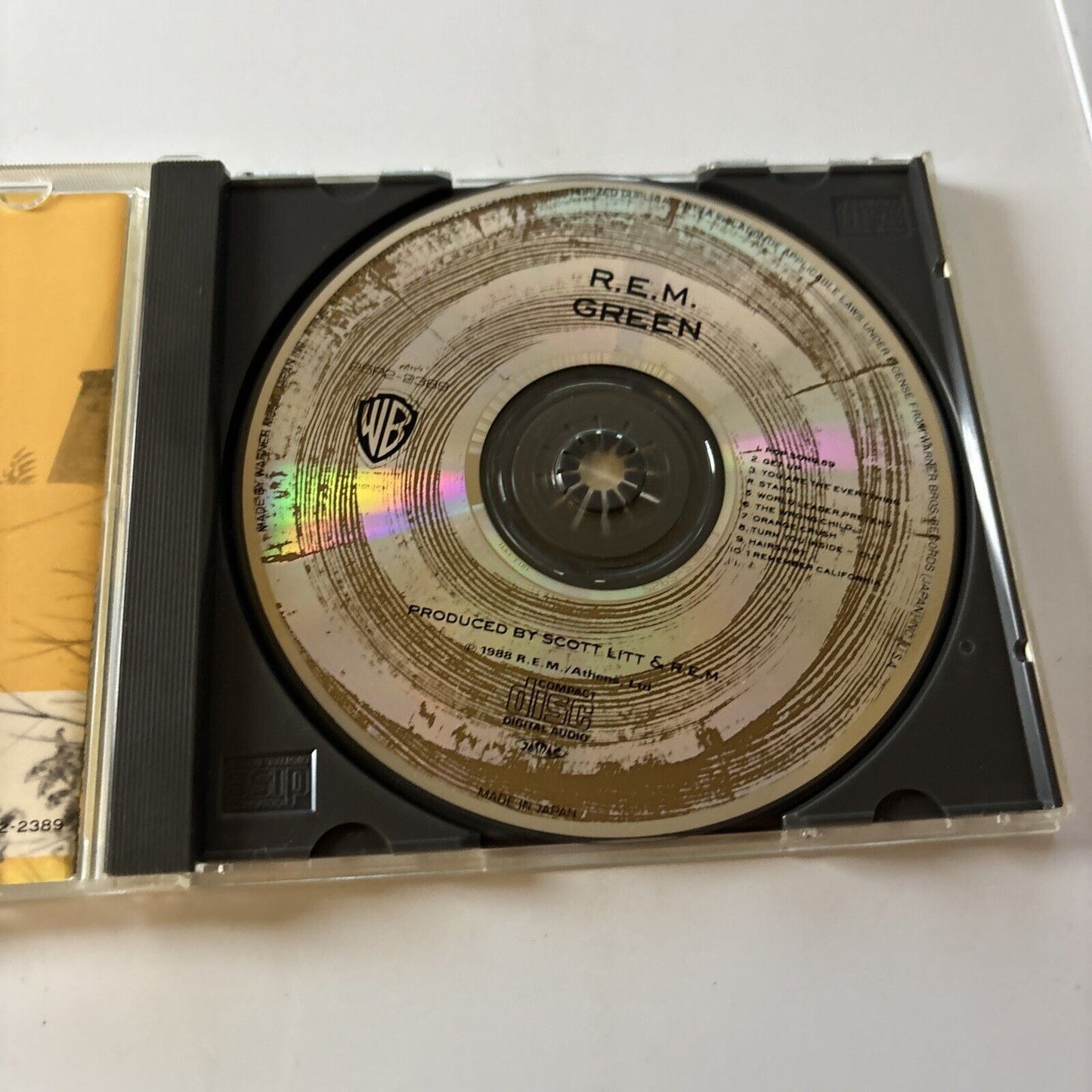 R.E.M. - Green (CD, 1988) Japan 25p2-2389 Warner Bros. Records Japan