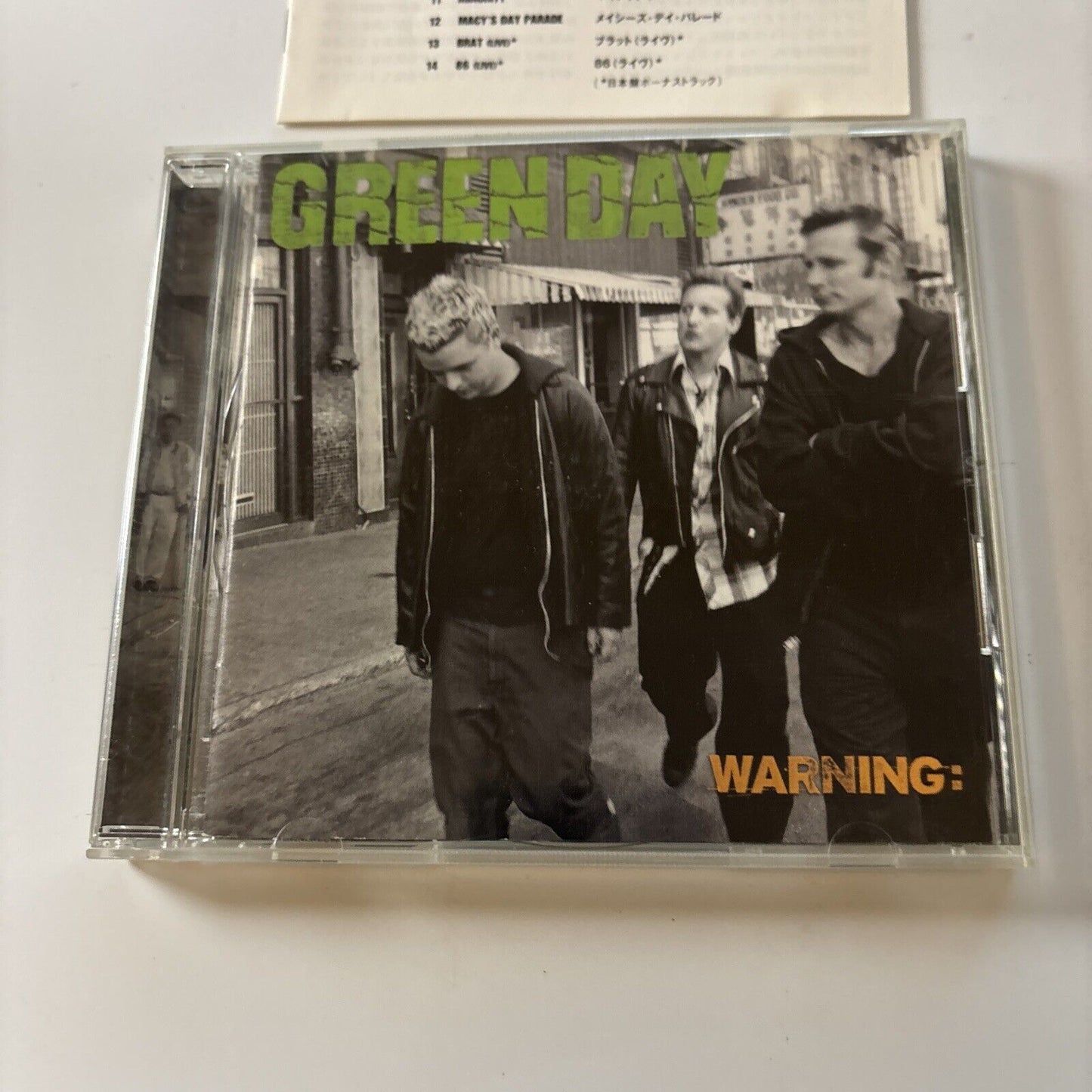 Green Day - Warning (CD, 2000) Japan WPCR-10850 Reprise Records