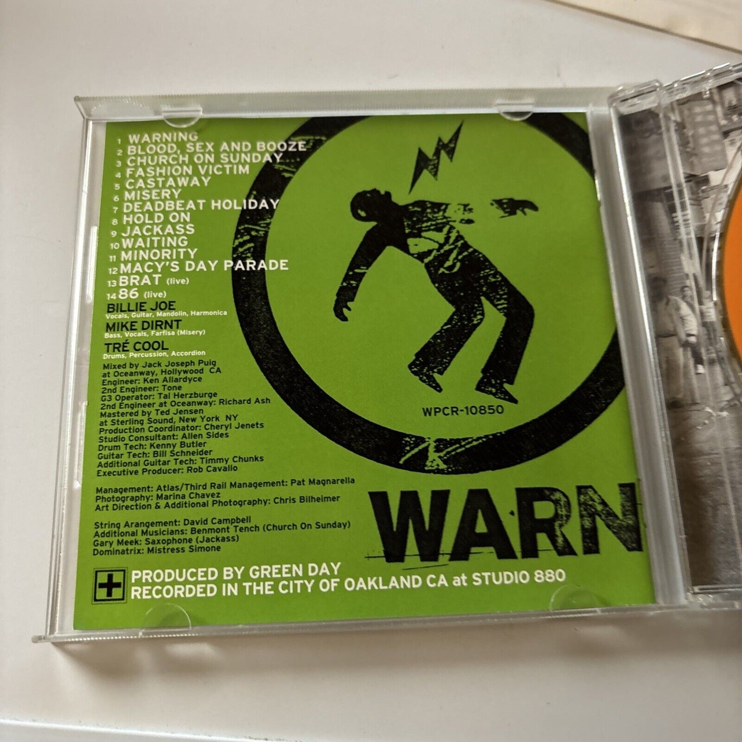 Green Day - Warning (CD, 2000) Japan WPCR-10850 Reprise Records