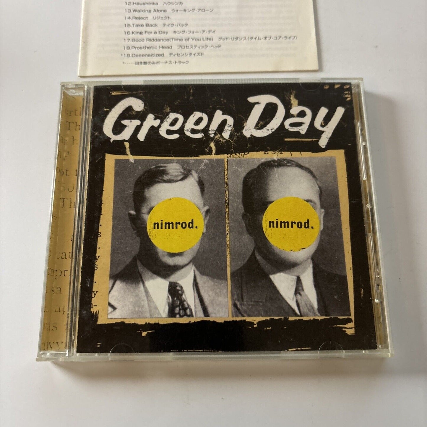 Green Day - Nimrod (CD, 1997) Japan WPCR-1601 Reprise Records