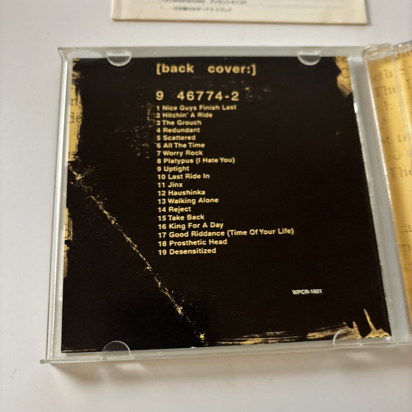 Green Day - Nimrod (CD, 1997) Japan WPCR-1601 Reprise Records