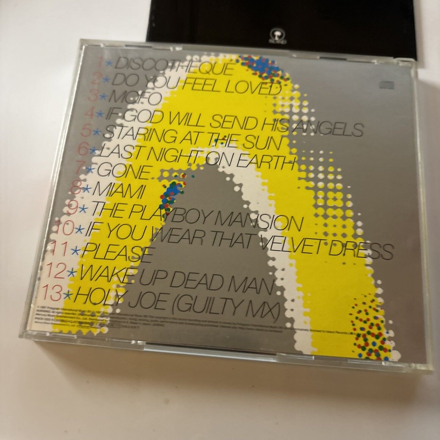 U2 - Pop (CD, 1997) Japan PHCR-1835 Island Records