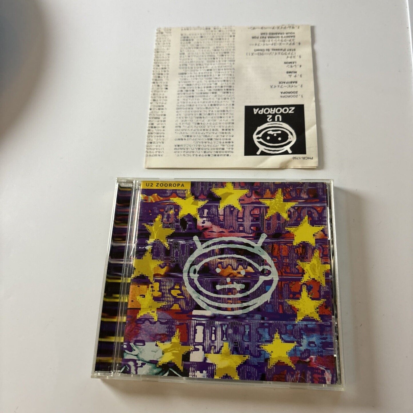 U2 - Zooropa (CD, 1993) Japan PHCR-1750 Island Records