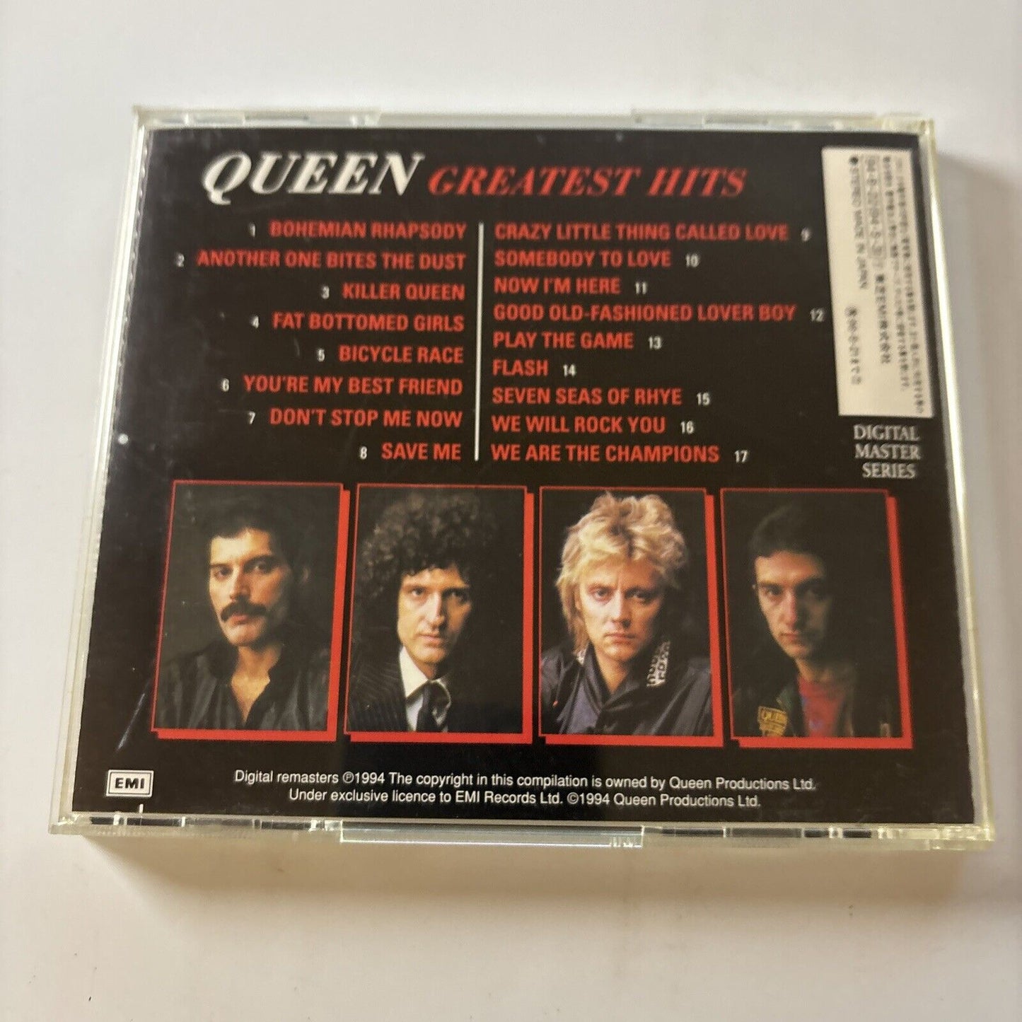 Queen - Greatest Hits (CD, 1994) Japan TOCP-8284 EMI