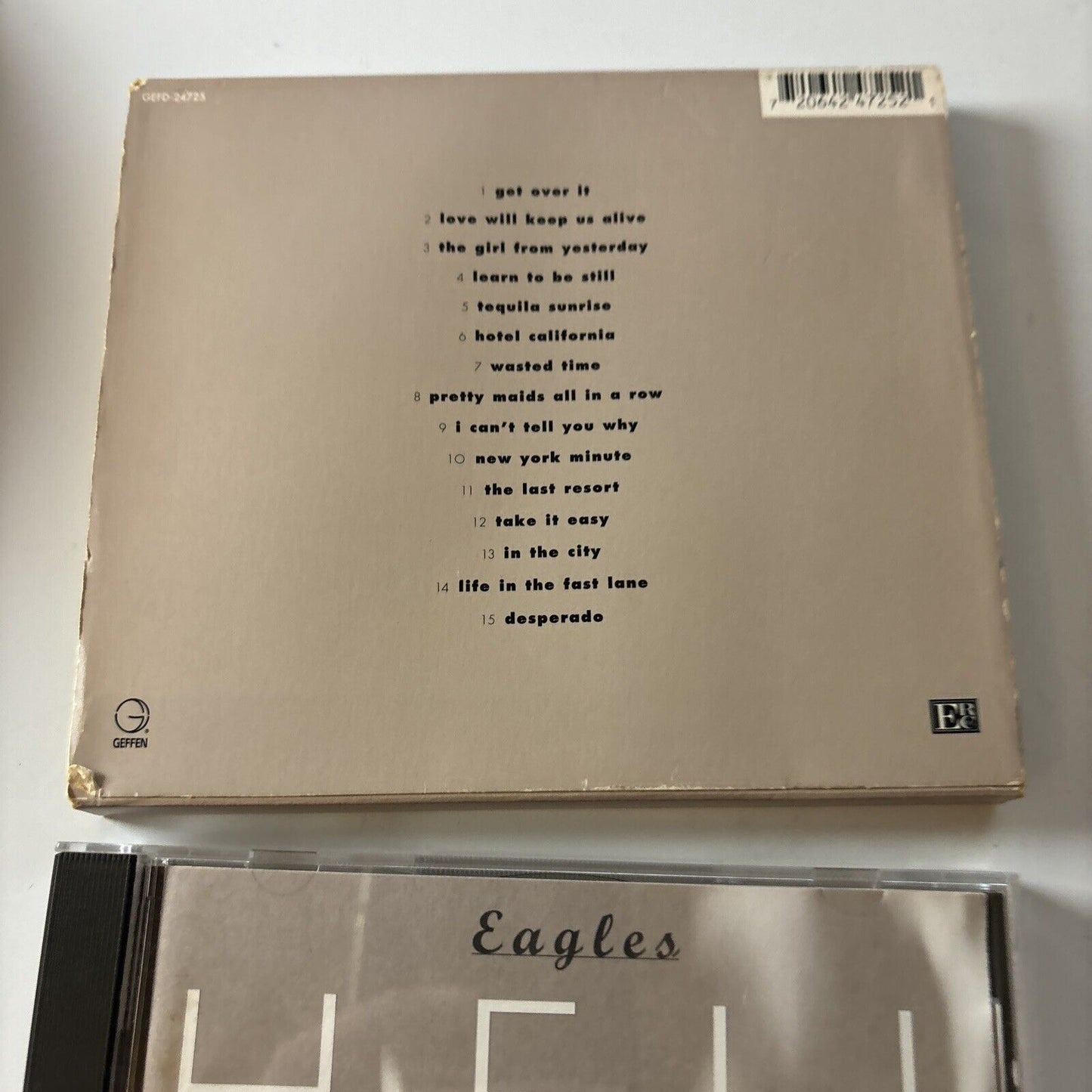 Eagles - Hell Freezes Over (CD, 1994) Geffen Records GED 24725 USA