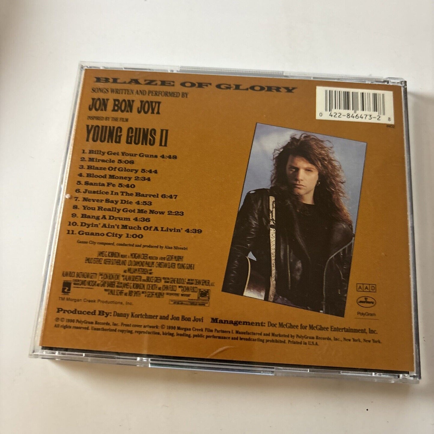 Jon Bon Jovi - Blaze Of Glory (CD, 1990) 846 473-2
